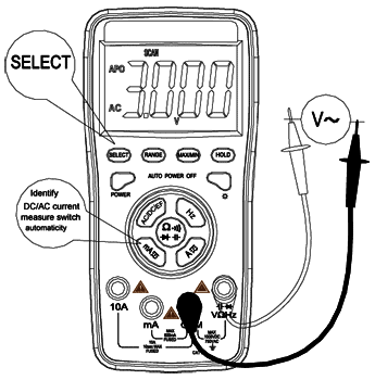 AKTAKOM AM-1072 Digital Push-Button Control Multimeter - T&M Atlantic