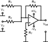 Summing Amplifier Calculator